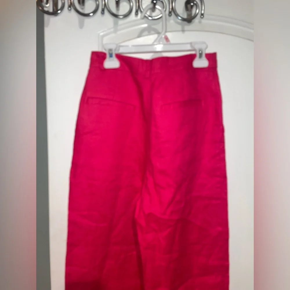 New! Reformation Vesta Fuchsia Pink Wide-Leg Pants 💖 size 0 NWT!